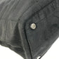 CHANEL Tote Bag A15991 Nylon / leather black CC COCO Mark New Travel Line MM Women Used Authentic
