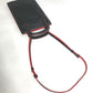 Christian Louboutin Shoulder Bag leather black Spike studs 3WAY mens Used Authentic