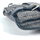 BURBERRY Sling bag Wool, Leather Gray type Black label Waist bag mens Used Authentic