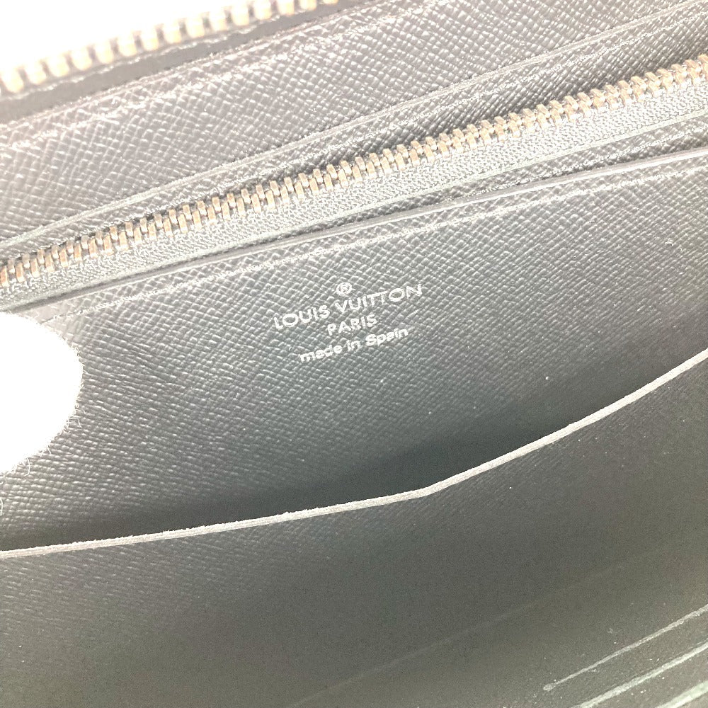 LOUIS VUITTON Long Wallet Purse M61698 Monogram Eclipse Canvas black Monogram Eclipse Zippy XL mens Used Authentic