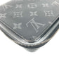 LOUIS VUITTON Long Wallet Purse M61698 Monogram Eclipse Canvas black Monogram Eclipse Zippy XL mens Used Authentic