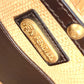 FENDI Handbag Rattan Brown straw basket bag basket basket