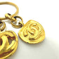CHANEL charm Gold Plated gold COCO Mark vintage Women Used Authentic