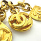 CHANEL charm Gold Plated gold COCO Mark vintage Women Used Authentic