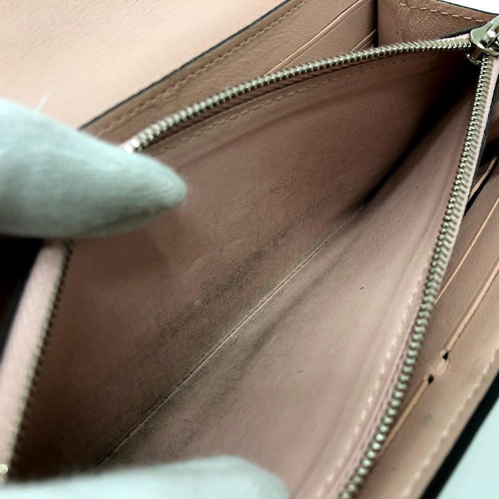 LOUIS VUITTON Long Wallet Purse M60145 Monogram Mahina pink Monogram Mahina Portefeuille Iris Women Used Authentic