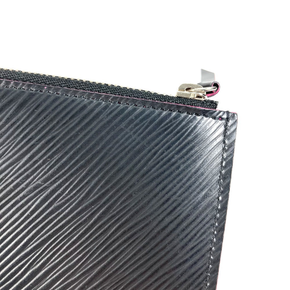 LOUIS VUITTON Coin case M64579 Epi Leather black Epi Pochette Felice Women(Unisex) Used Authentic