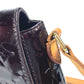 LOUIS VUITTON Shoulder Bag M91704 Monogram Vernis purple Monogram Vernis Bell flower PM Women Used Authentic