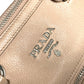 PRADA Handbag leather beige 2WAY bag Shoulder Bag logo