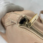 FENDI Handbag leather beige FF logo Women Used Authentic