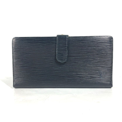 LOUIS VUITTON Long Wallet Purse M63252 Epi Leather black Epi Continental Vienova unisex(Unisex) Used Authentic