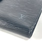 LOUIS VUITTON Long Wallet Purse M63252 Epi Leather black Epi Continental Vienova unisex(Unisex) Used Authentic