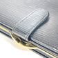 LOUIS VUITTON Long Wallet Purse M63252 Epi Leather black Epi Continental Vienova unisex(Unisex) Used Authentic