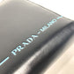 PRADA Long Wallet Purse 2ML317 leather black logo City Sports unisex(Unisex) Used Authentic