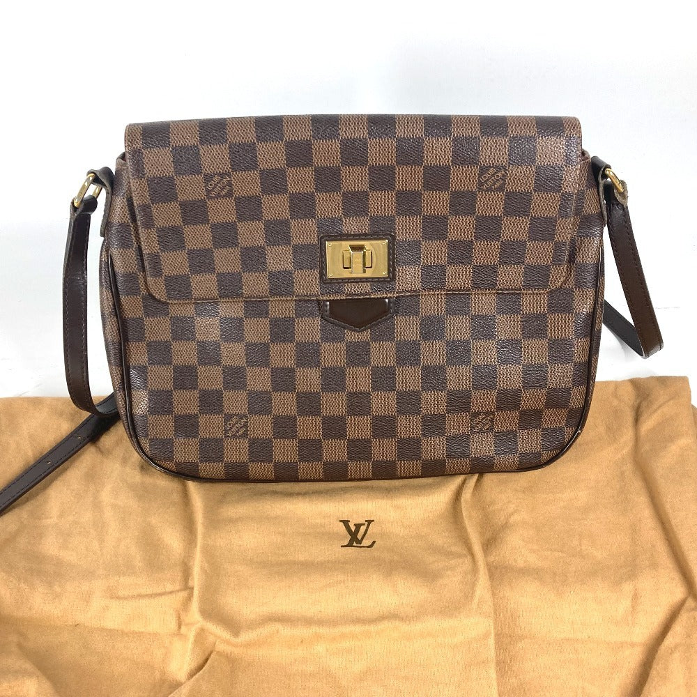 LOUIS VUITTON Shoulder Bag N41178 Damier canvas Brown Damier Buzaslowsbury Women Used Authentic