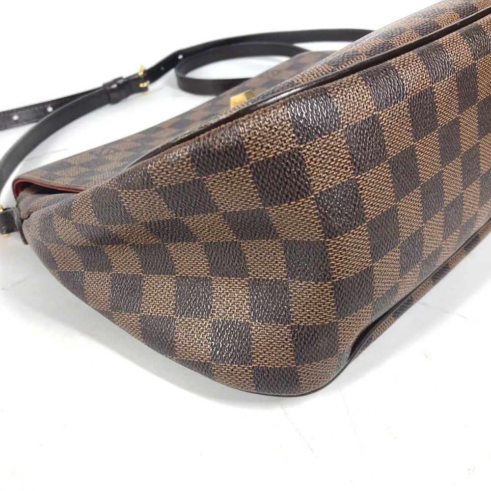 LOUIS VUITTON Shoulder Bag N41178 Damier canvas Brown Damier Buzaslowsbury Women Used Authentic