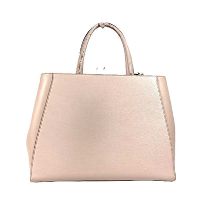 FENDI Shoulder Bag 8BH250 leather beige To joule Women Used Authentic