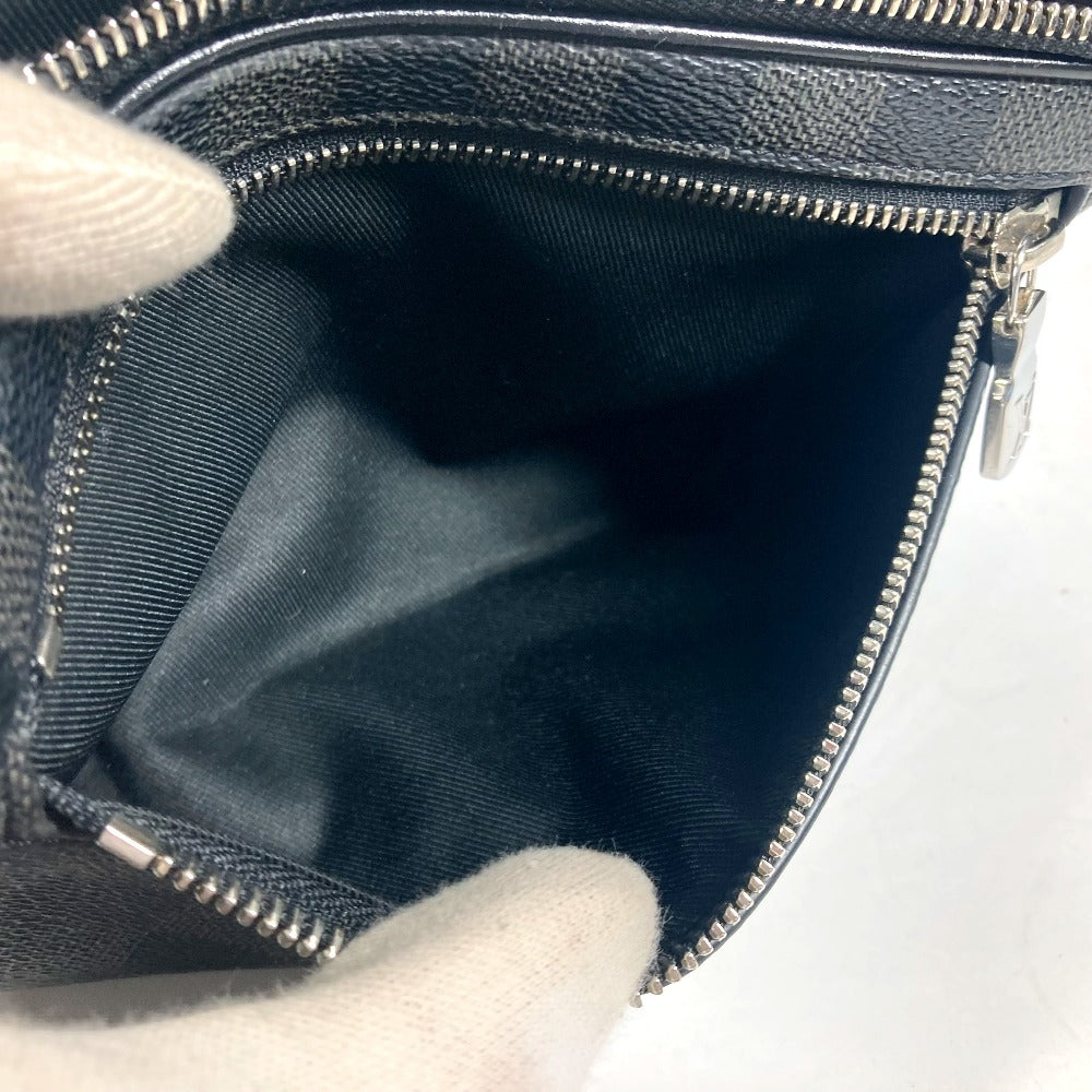 LOUIS VUITTON business bag N60182 Damier Grafitto Canvas black Damier Grafitte Alpha clutch unisex(Unisex) Used Authentic
