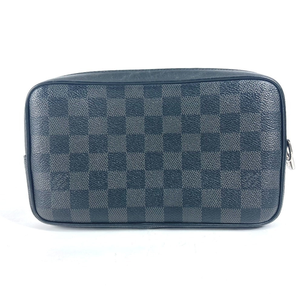 LOUIS VUITTON business bag N60182 Damier Grafitto Canvas black Damier Grafitte Alpha clutch unisex(Unisex) Used Authentic