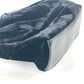 CHANEL Handbag Velour, Leather black Matrasse quilting Round handle Leather handle Women Used Authentic