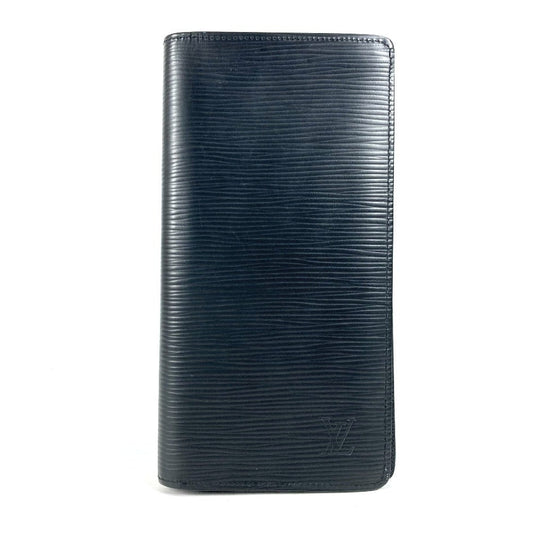 LOUIS VUITTON Long Wallet Purse M60622 Epi Leather black Epi Portefeuille Blaza unisex(Unisex) Used Authentic