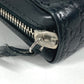 GUCCI Long Wallet Purse 278635 leather black GG Micro Guccisima unisex(Unisex) Used Authentic