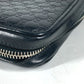 GUCCI Long Wallet Purse 278635 leather black GG Micro Guccisima unisex(Unisex) Used Authentic
