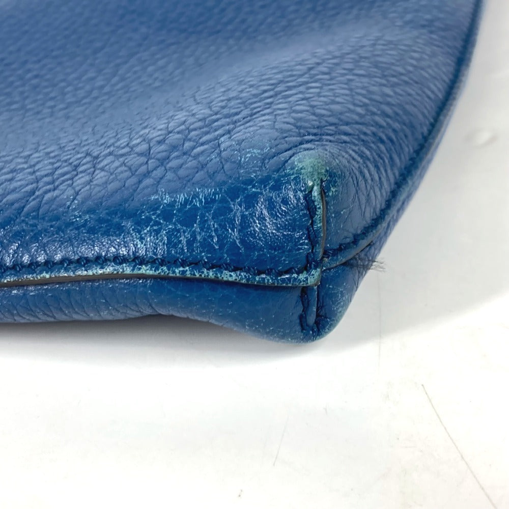 GUCCI business bag 322054 leather blue GG Interlocking G unisex(Unisex) Used Authentic