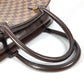 LOUIS VUITTON Handbag N51282 Damier canvas Brown Damier Saria ORIENTAL Women Used Authentic