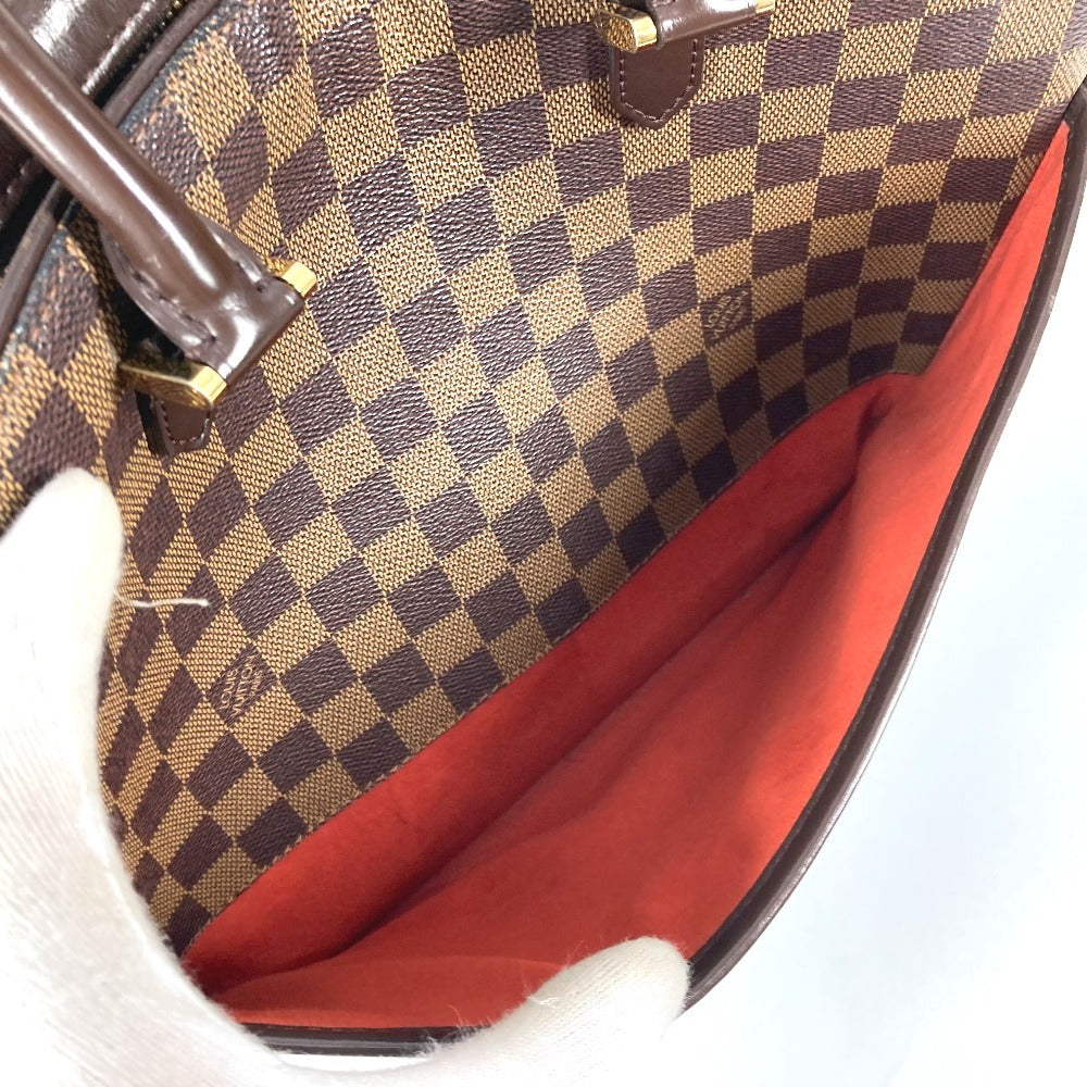 LOUIS VUITTON Handbag N51282 Damier canvas Brown Damier Saria ORIENTAL Women Used Authentic