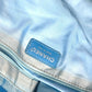 CHANEL Shoulder Bag A15991 Nylon jacquard / leather blue New Travel Line MM