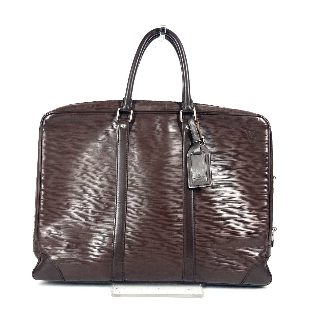 LOUIS VUITTON Business bag M5909D Epi Leather Brown Epi Porto documan Voyage PDV unisex(Unisex) Used Authentic