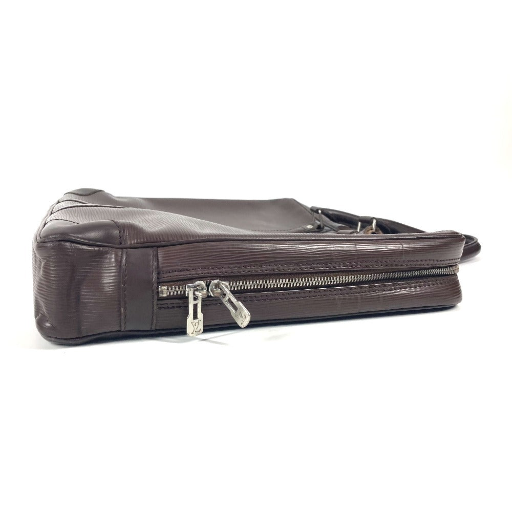LOUIS VUITTON Business bag M5909D Epi Leather Brown Epi Porto documan Voyage PDV unisex(Unisex) Used Authentic