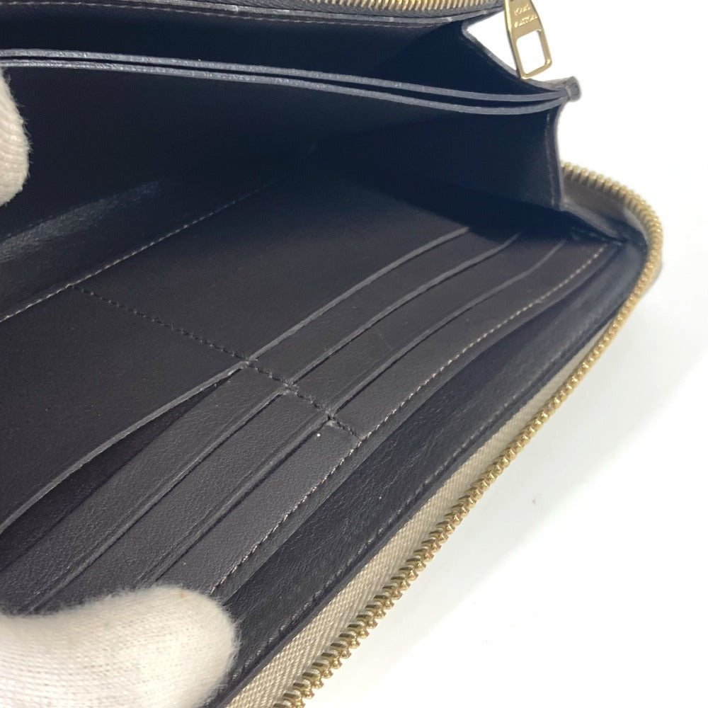 LOUIS VUITTON Long Wallet Purse M63104 Taurillon Clemence Leather beige Portefeuille comet