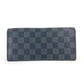 LOUIS VUITTON Long Wallet Purse N63084 Damier Grafitto Canvas black Damier Grafitte Portefeuille Ron Modular