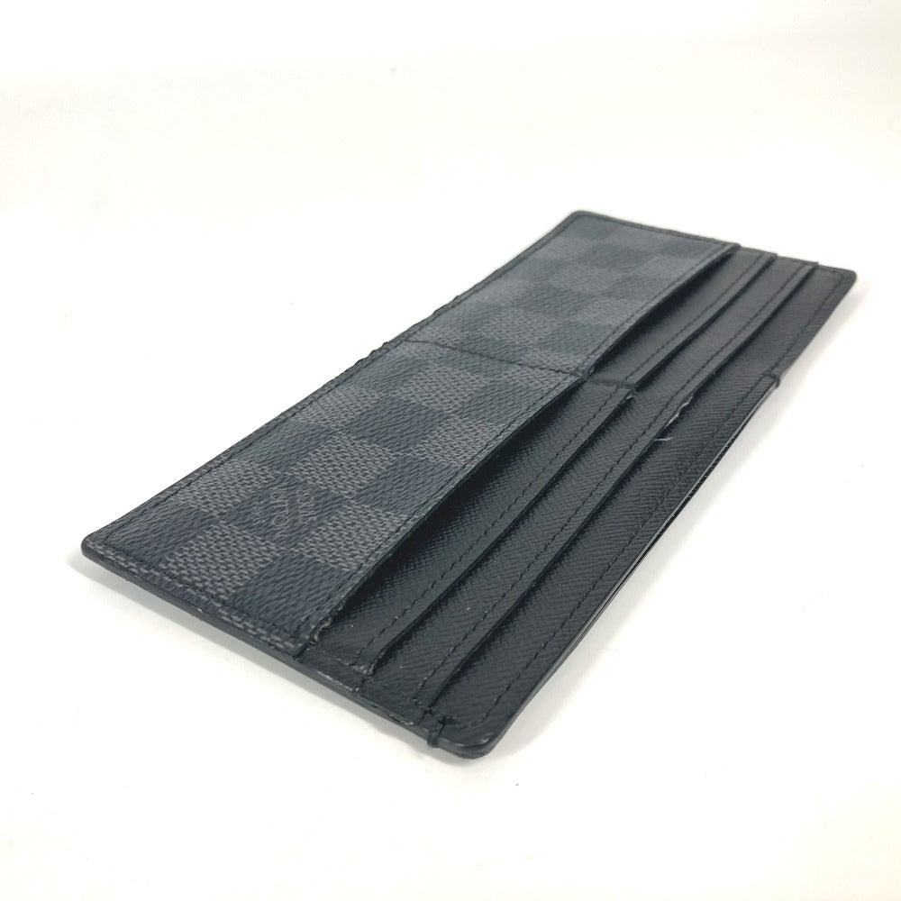 LOUIS VUITTON Long Wallet Purse N63084 Damier Grafitto Canvas black Damier Grafitte Portefeuille Ron Modular