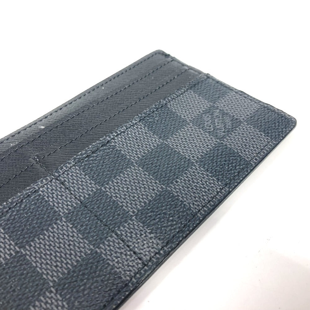 LOUIS VUITTON Long Wallet Purse N63084 Damier Grafitto Canvas black Damier Grafitte Portefeuille Ron Modular