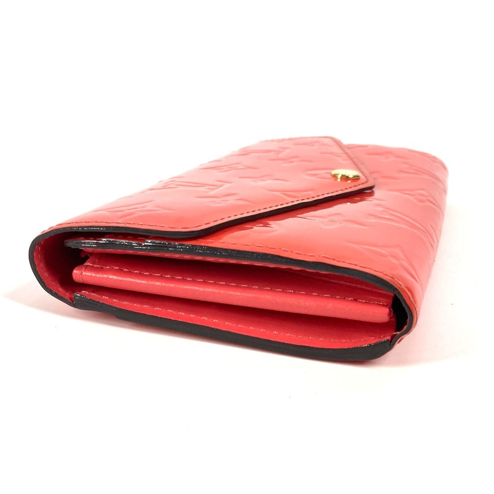 LOUIS VUITTON Long Wallet Purse M93206 Monogram Vernis pink Monogram Vernis Portefeuille Sara