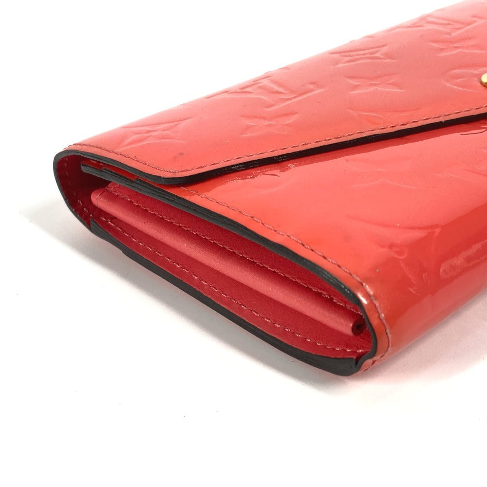 LOUIS VUITTON Long Wallet Purse M93206 Monogram Vernis pink Monogram Vernis Portefeuille Sara