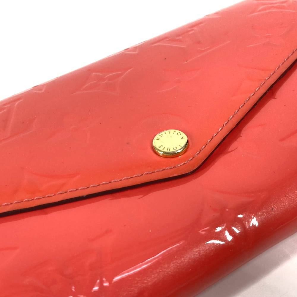 LOUIS VUITTON Long Wallet Purse M93206 Monogram Vernis pink Monogram Vernis Portefeuille Sara
