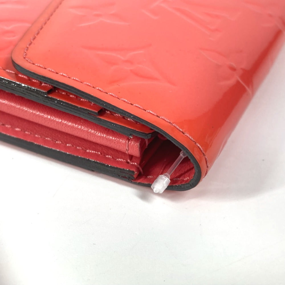 LOUIS VUITTON Long Wallet Purse M93206 Monogram Vernis pink Monogram Vernis Portefeuille Sara
