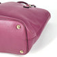 GUCCI Shoulder Bag 388561 leather purple With GG charm Interlocking G