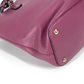GUCCI Shoulder Bag 388561 leather purple With GG charm Interlocking G