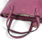 GUCCI Shoulder Bag 388561 leather purple With GG charm Interlocking G