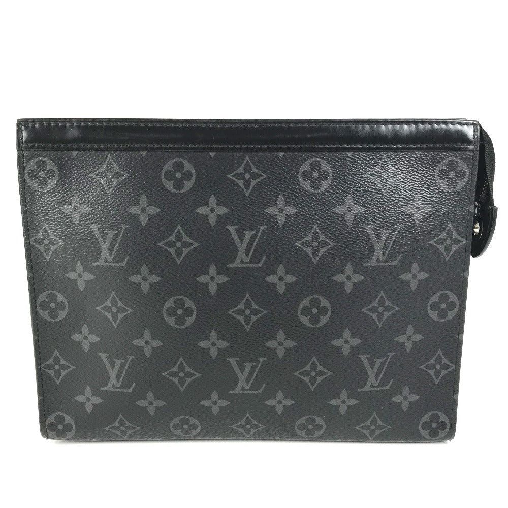 LOUIS VUITTON business bag M61692 Monogram Eclipse Canvas black Monogram Eclipse Pochette Voyage MM