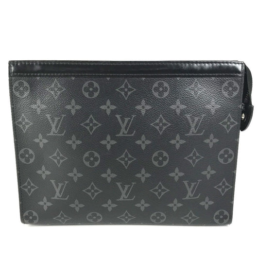 LOUIS VUITTON business bag M61692 Monogram Eclipse Canvas black Monogram Eclipse Pochette Voyage MM