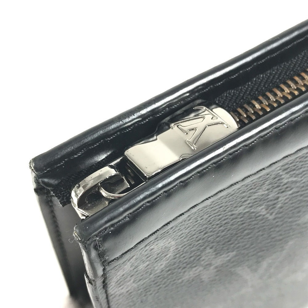 LOUIS VUITTON business bag M61692 Monogram Eclipse Canvas black Monogram Eclipse Pochette Voyage MM