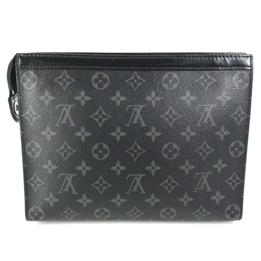 LOUIS VUITTON business bag M61692 Monogram Eclipse Canvas black Monogram Eclipse Pochette Voyage MM