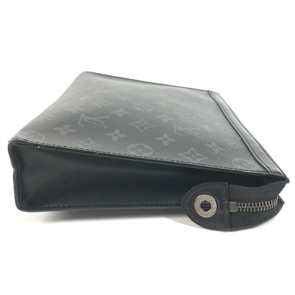 LOUIS VUITTON business bag M61692 Monogram Eclipse Canvas black Monogram Eclipse Pochette Voyage MM