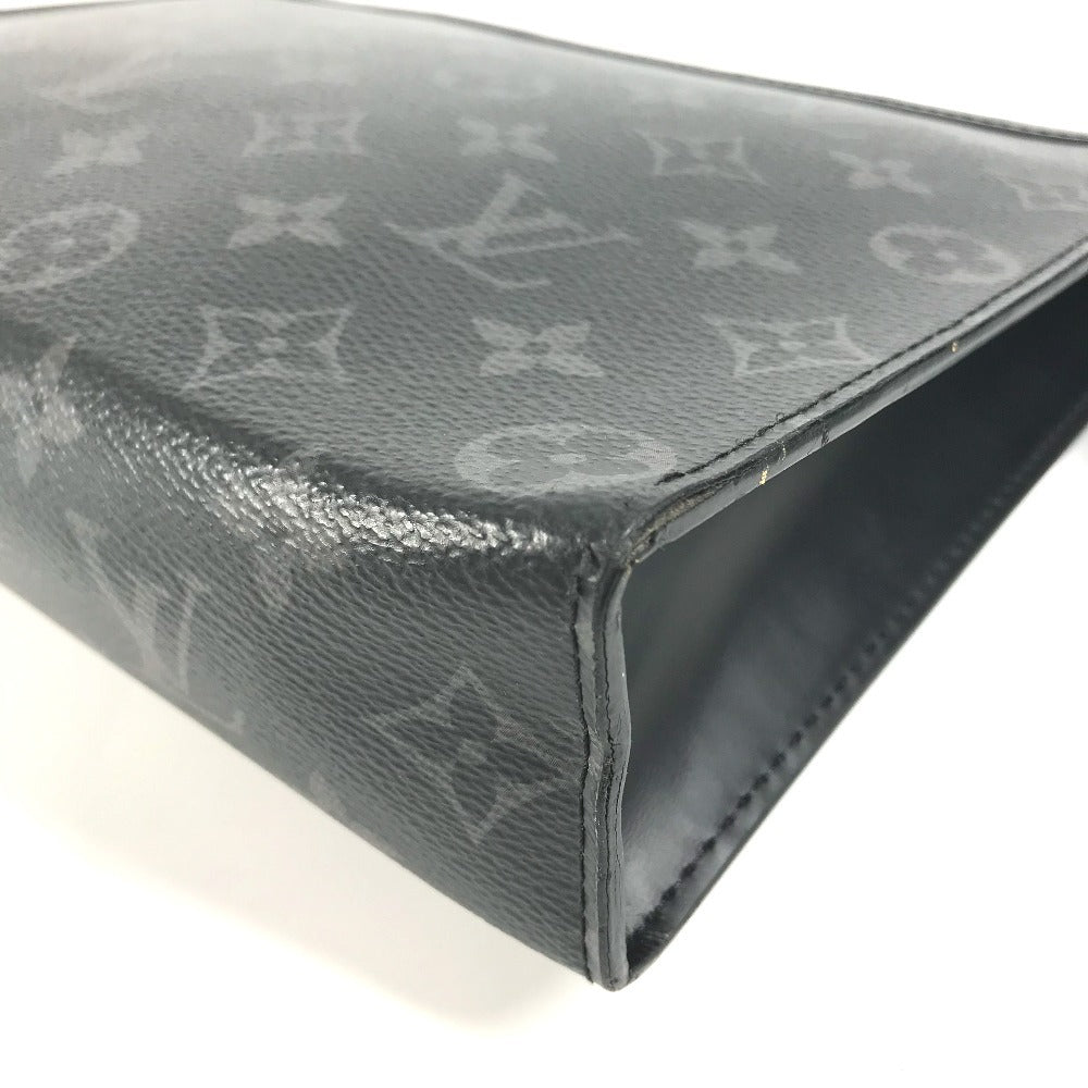 LOUIS VUITTON business bag M61692 Monogram Eclipse Canvas black Monogram Eclipse Pochette Voyage MM