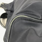 PRADA Shoulder Bag Leather / nylon Navy logo